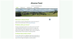 Desktop Screenshot of ahuroa-feed.co.nz